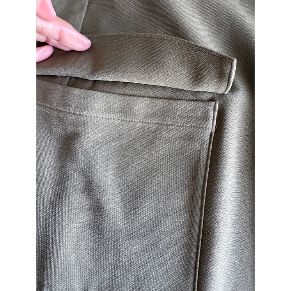 3 for $9 Nine West Faux Wrap Mini Skirt Olive XXL Cargo Style EUC - Picture 6 of 8